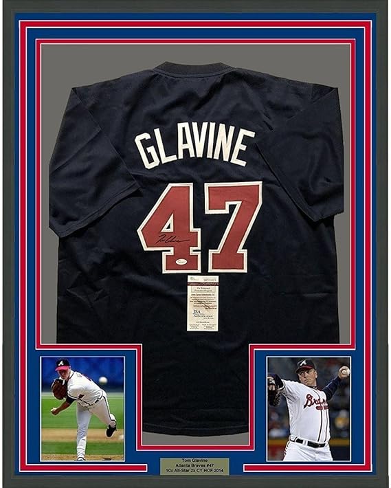 tom glavine autographed jersey