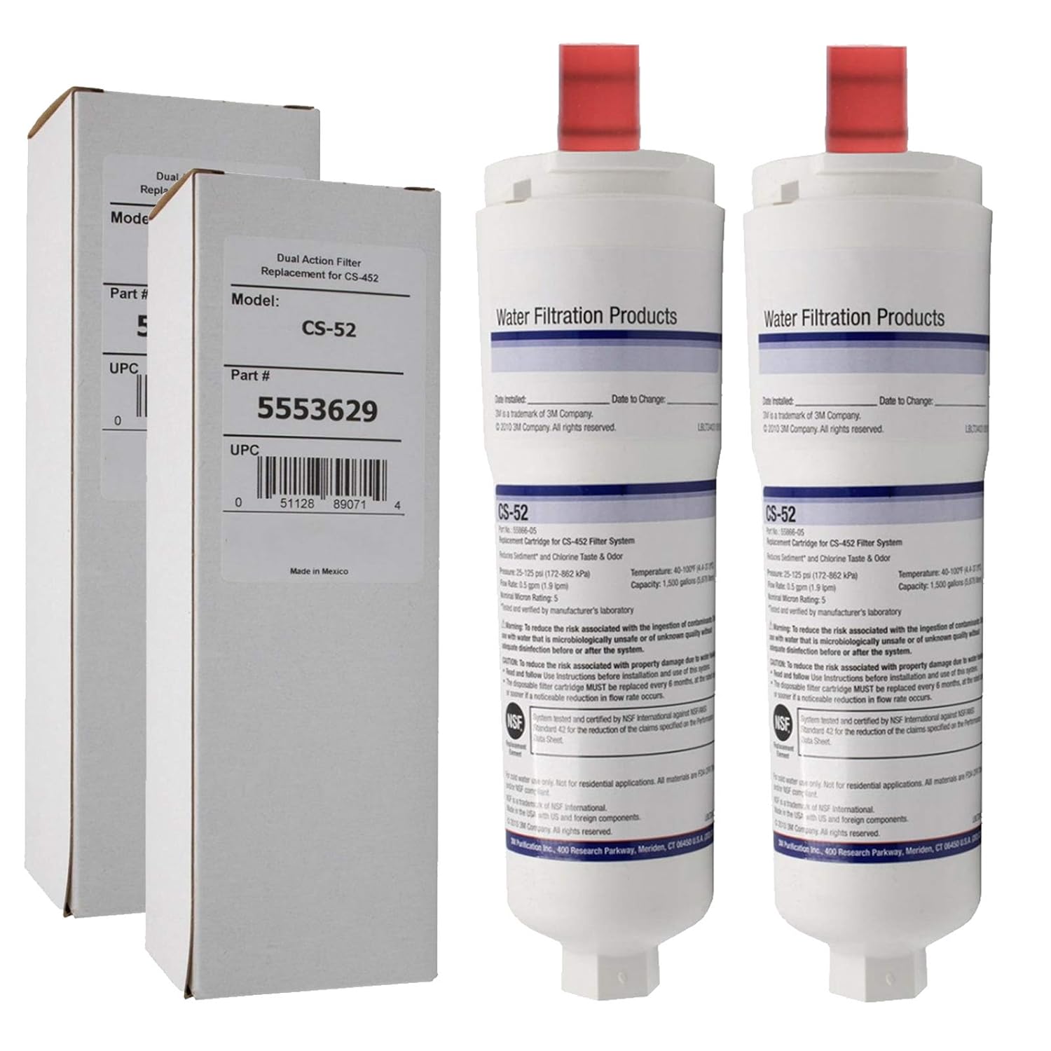 Spares2go 5586605 5586606 tipo filtros de agua para Bosch Nevera ...