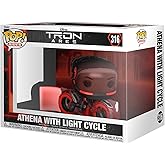Funko Pop! Ride: Tron: Ares - Athena with Light Cycle - Collectable Vinyl Figure - Gift Idea - Official Merchandise - Toys fo