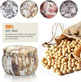 YMing 4 Pack Scented Candles in Travel Tin 120H Soy 4 Fragrances view 3