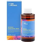Good Molecules Glycolic Exfoliating Toner - Hyaluronic and Glycolic Acid Daily Toner for Face - Cleansing Facial Exfoliant for Glowing Even Skin Tone, Skin Care