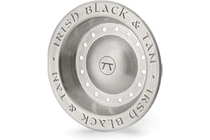 Outset Bartending Tool, Iriish Black and Tan Layering Tool, 3.75", Stainless Steel