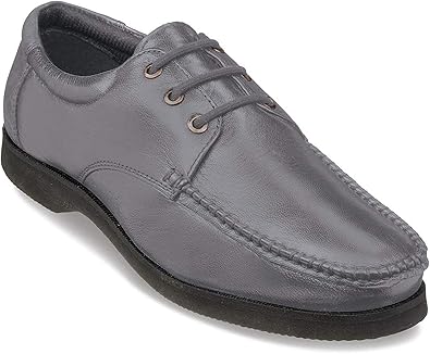 wide fit black lace up shoes