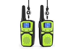 WokTok Adult Walkie Talkies Long Range Rechargeable Portable Two-Way Walkie Talkie, Camping Gear, SOS Sirens, NOAA Weather Alarms, Kid's Toys, Easy-to-Use Walkie Talkies,2 Packs(No Batteries)