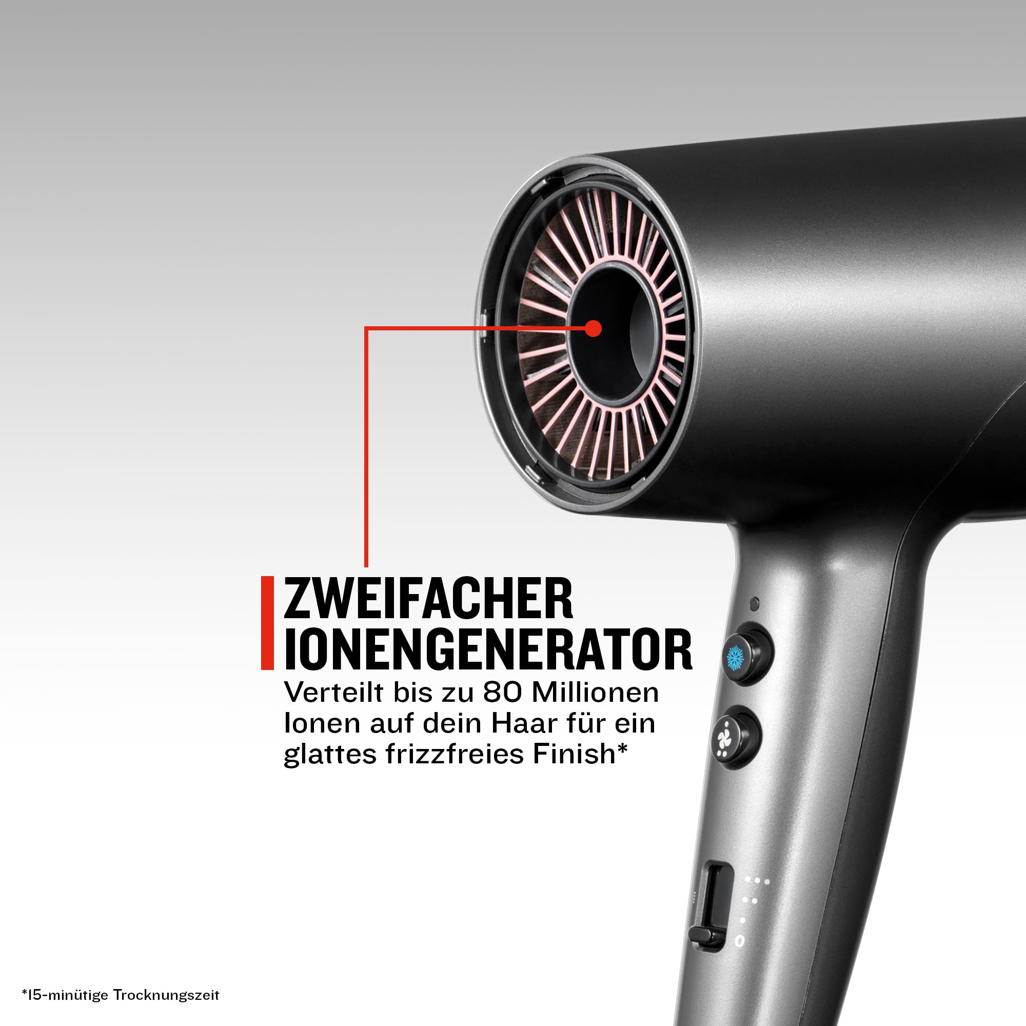 Remington ONE Haartrockner Ionen [120 km/h Luftstrom für schnelles Trocknen] 5 Aufsätze: Flyaway, 2 Diffusoren, feiner & breiter Kamm, schmale Düse, 8 Heiz- & Geschwindigkeitskombinationen, D6078 2