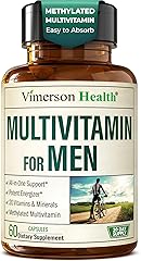 Multivitamin for Men – Methylated Mens Multivitamins & Multiminerals Capsules with Vitamin B12, A, D, C, Zinc, Magnesium & Mo