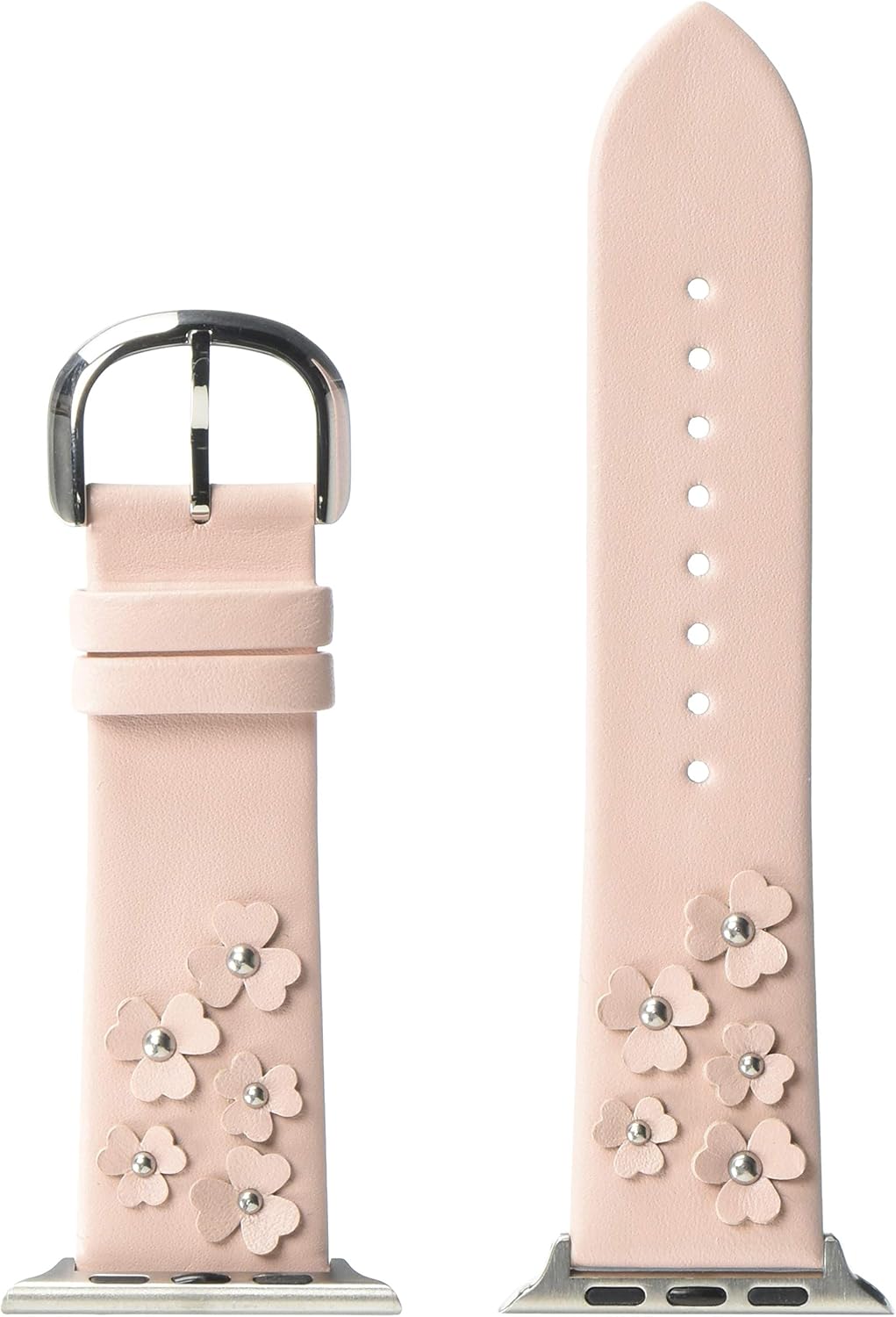 Amazon.com: Kate Spade New York Interchangeable Apple Watch Strap in Leather KSS0052 Black 