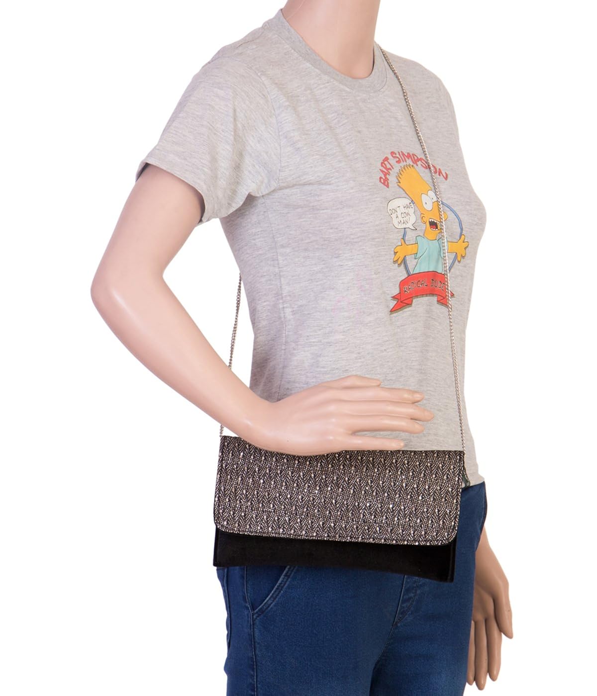 adisa cl006 women/girls clutch/sling bag