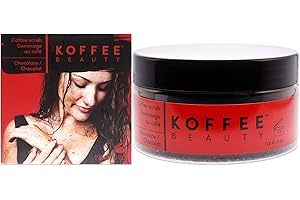 Koffee Beauty Chocolate Coffee Scrub - Exfoliating Body And Face Scrub - Polish, Smooth Skin with Ease - Invigorate Senses wi