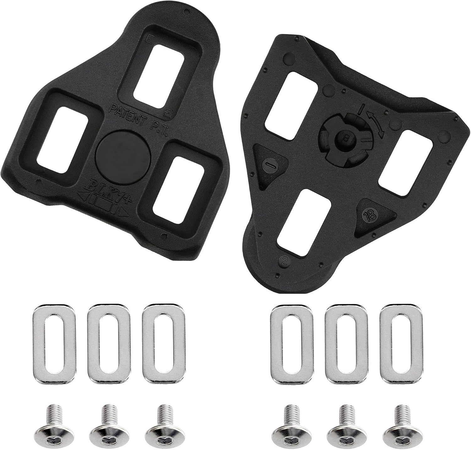 CyclingDeal 2 x Compatible with Peloton Look Delta (0 Degree Fixed Floating) Bike Cleats - Indoor Cycling & Road Bicycle Cleat Set - Fully Identical or Compatible with Peloton Indoor Bikes Pedals : Sports & Outdoors