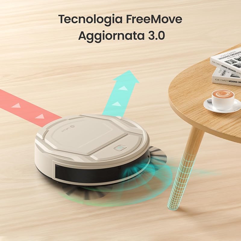 M210P Robot Aspirapolvere Ultra Sottile 7,8cm Anti-Groviglio
