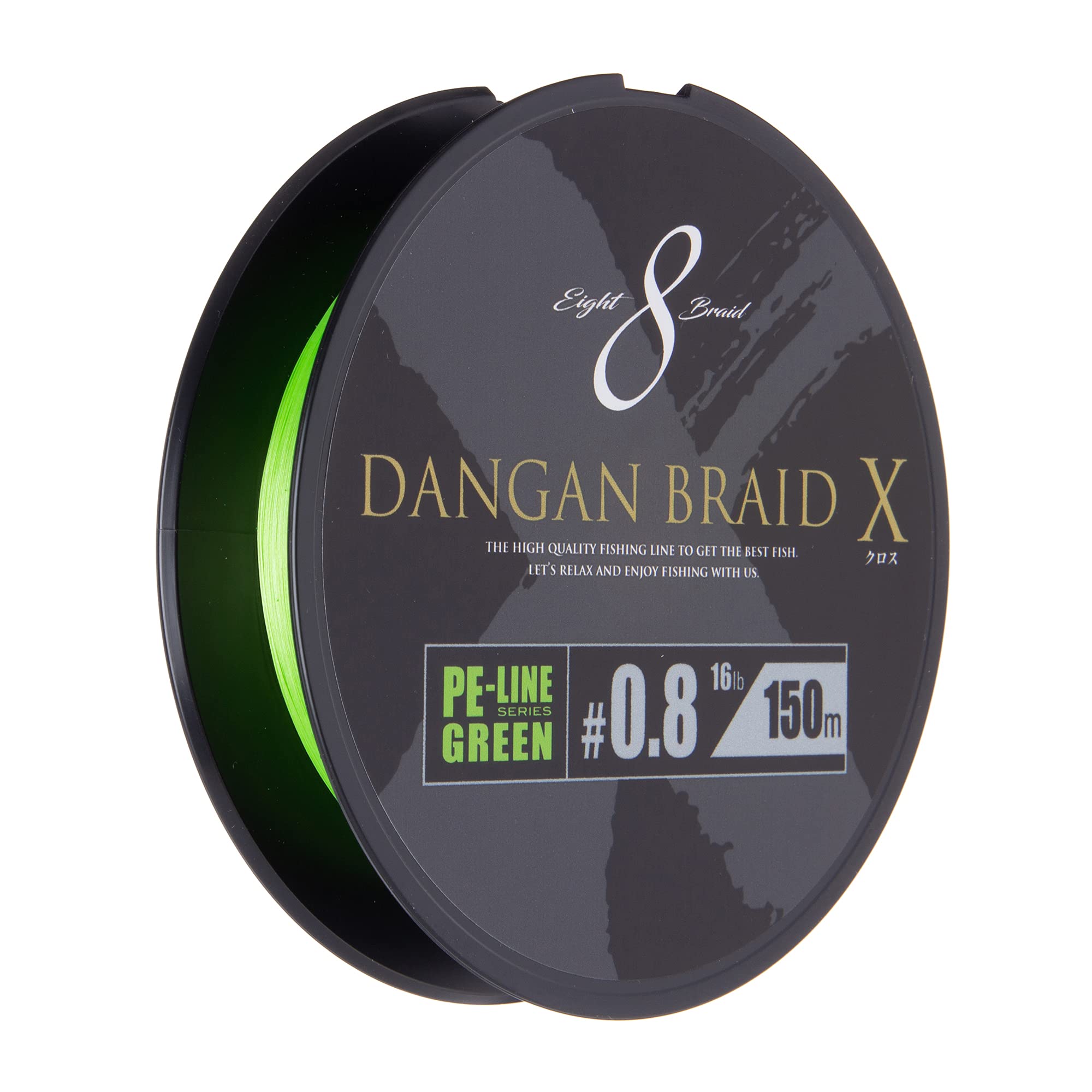 Major Craft Unisex - Adult Dangan DBXE8 PE Braid Cord Braided Cord Green Tek Boyut