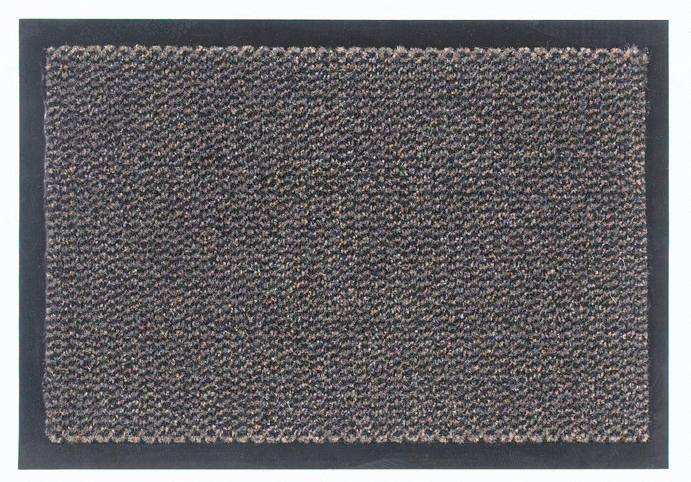 TARRÉS Saphir Doormat, 60 x 90 cm, 100% Polypropylene, Anti-dust and Non-slip, Brown