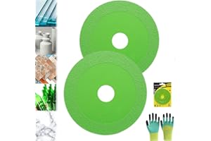 EKOMFO Rock Slab Grinding Disc, Rock Slab Flat Grinding Cutting Piece, Indestructible Disc for Angle Grinder, Rock Plate Flat Grinding Blade, Tile and Rock Slab Cutting and Angle Grinder Discs (2pcs)