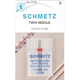 SCHMETZ Twin (130/705 H ZWI) Sewing Machine Needles - Carded - Size 2.0/80