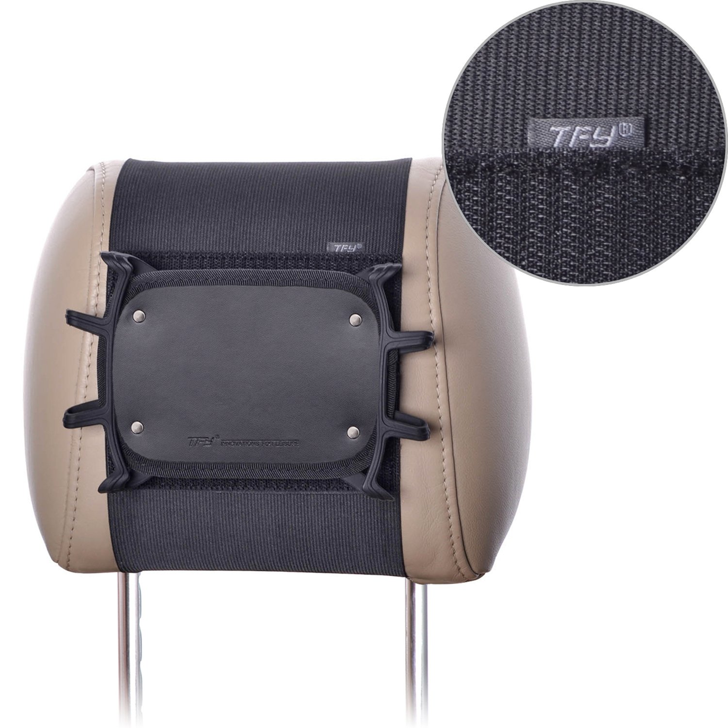 TFY Car Headrest Mount Silicon Holder for Game Machine Nintendo Switch and Other tablets: Video Games