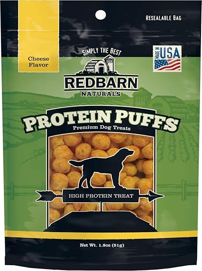 Amazon Com Redbarn Pet Products 255034 Protein Puffs Dog Cheese