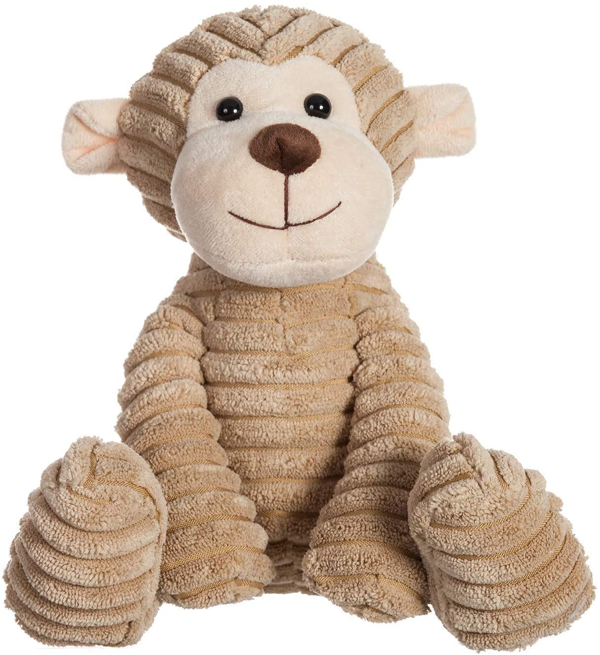 Apricot Lamb Toys Plush Corduroy Monkey Stuffed Animal Soft Cuddly Perfect for Child 12 Inches