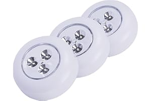 LIGHT IT! by Fulcrum, 30010-308 Stick-On Light, White, 3 Pack