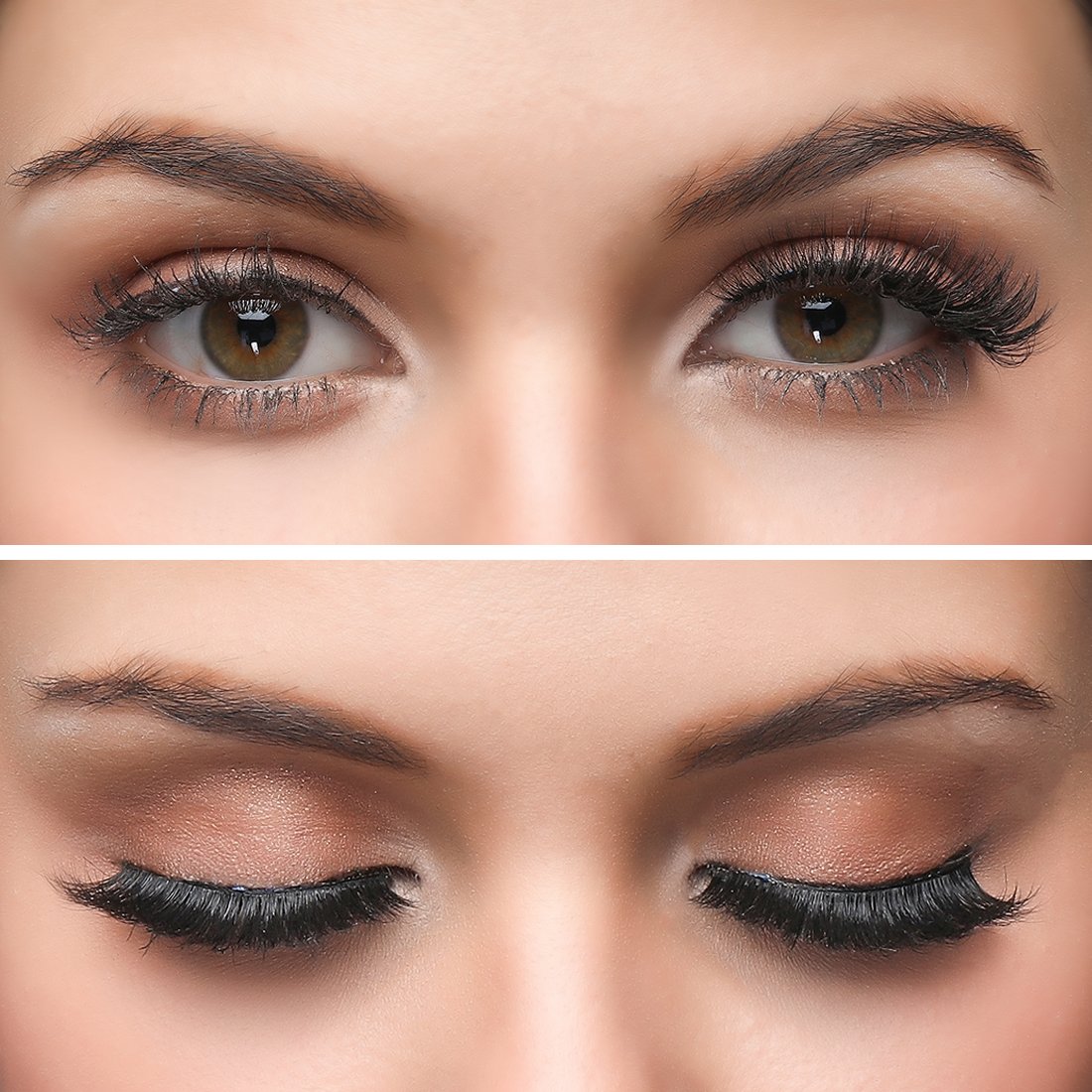 Mink Eyelashes 3D Mink Lashes Strips Long Thick False Eyelashes Natural Handmade Faux Mink Lashes 3D Style for Makeup by LK LANKIZ