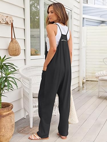 AUTOMET Womens Jumpsuits Casual Summer Outfits Rompers 2024 Trendy