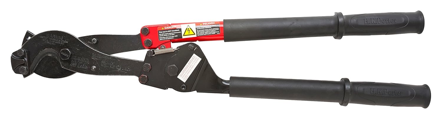 Apex H K Porter 8690fh 29 1 4 Ratchet Type Hard Cable Cutter 1 3 6 Capacity Amazon Com Industrial Scientific