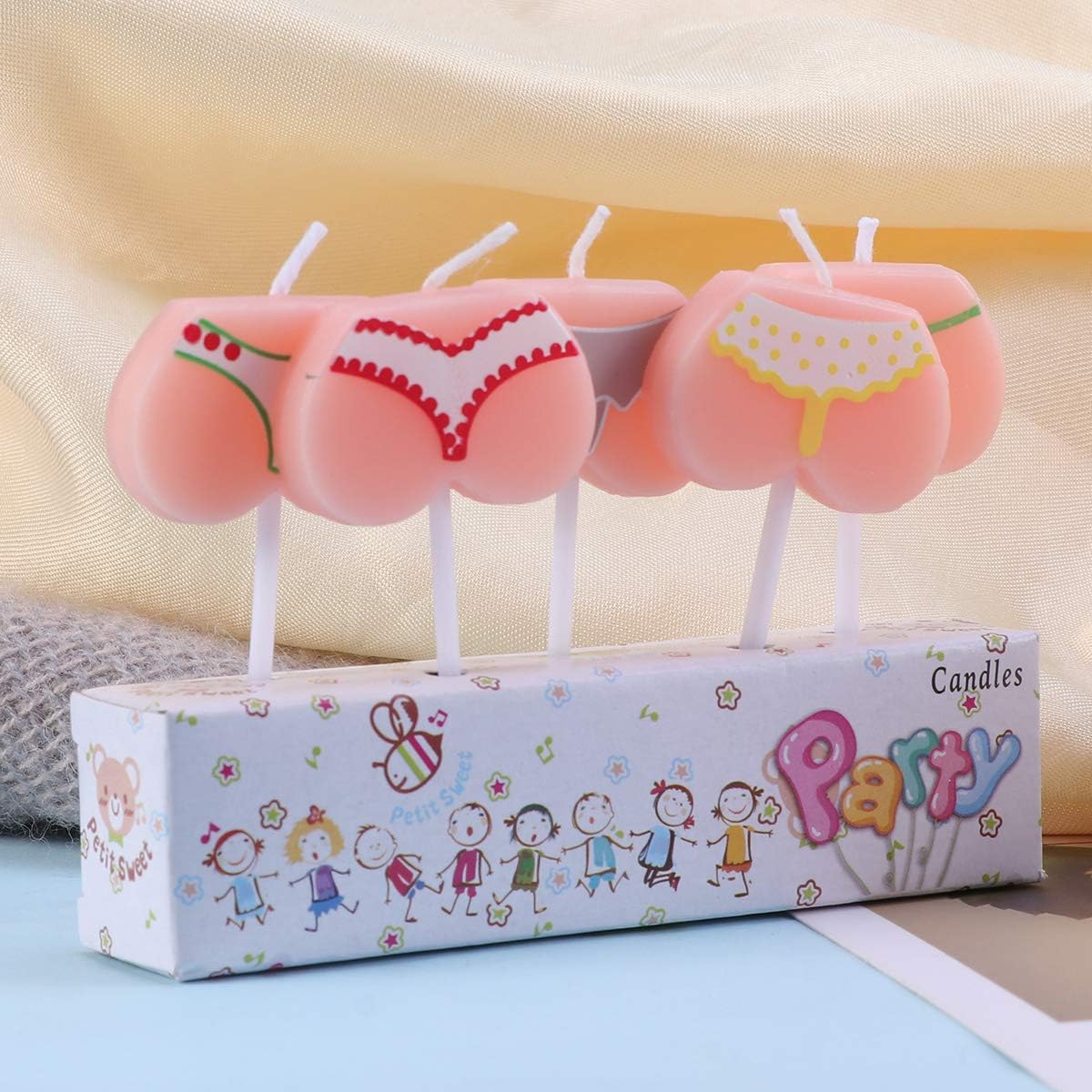 Amosfun Fete Danniversaire Gateau Bougie Cuisson Decoration De Gateau Pour Celibataire Adultes Du Parti Danniversaire De Mariage Nuptiale De Douche Parti 5pcs Maillot De Bain Decorations De Gateau Jeux Et Jouets