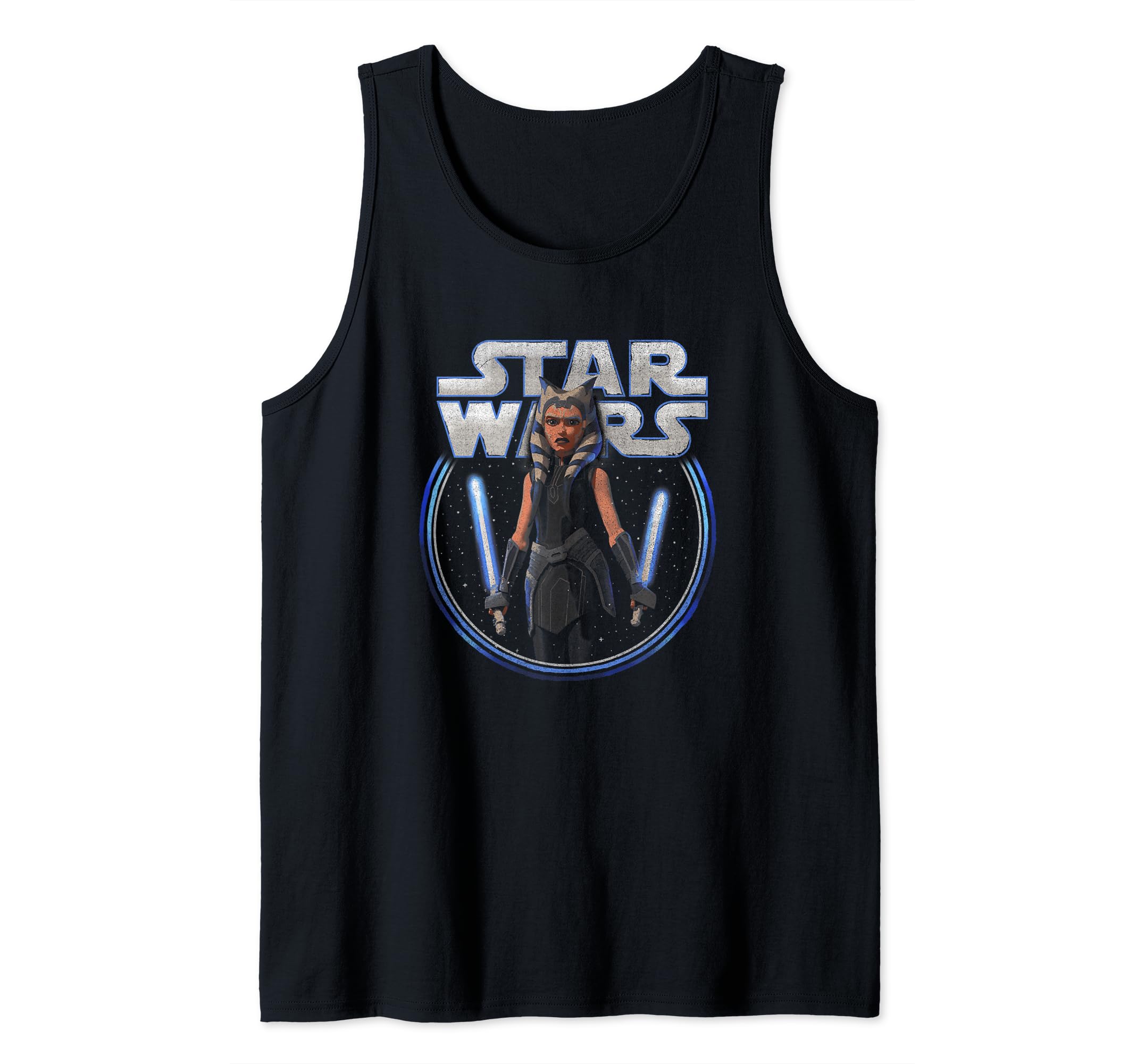 Star Wars: The Clone Wars Ahsoka Dual Wield Portrait Tank Top