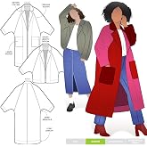 Style Arc Sewing Pattern - Springfield Woven Coat (Sizes 10-22)