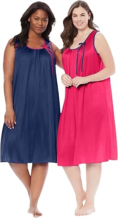 plus size sleeveless nightgowns
