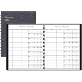 AT-A-GLANCE 8058005 Recycled Visitor Register Book, Black, 8 1/2 x 11