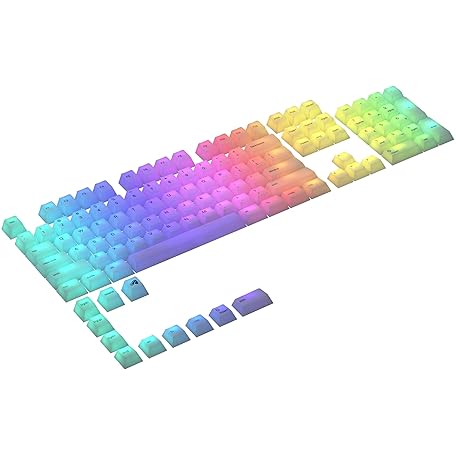 Mua Glorious Polychroma Keycaps: Clear for RGB Shine Through for ...