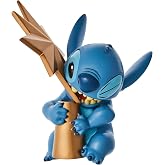 Department 56 Disney Lilo and Stitch Eating Star Christmas Sculpted Tree Topper, 8.5 Inch, Multicolor