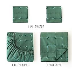 KeoWin Deep Pocket Sheet Set Pattern,18 Inch King