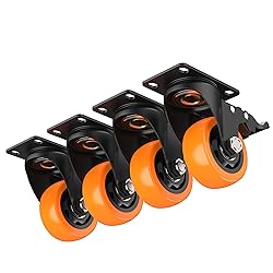 3 Inch Heavy Duty Plate Casters Swivel Caster