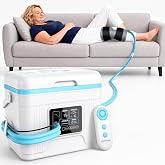 Comfytemp Ice Machine for Knee After Surgery with Temp Monitor, Durable | Wireless Remote, 9QT Cold Therapy Machine, Programmable Timer, Quiet Pump, Knee Replacement Recovery Aid