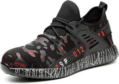 Amazon Co Jp 安全靴 作業靴軽量 超通気通気性があり 足が蒸れずに快適メンズ スニーカー 21年モデル 春 夏メンズ レディース メッシュ メンズ 靴快適な男性カジュアルシューズスチールつま先靴 メンズ レディース作業用安全靴衝撃吸収 滑り止めローカット