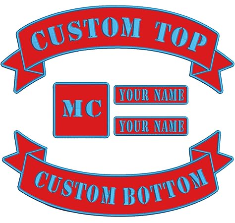 In A Motorcycle Club Design Your Own Custom Patch For You And Your Crew Netpropatches Motorcycle Patches Embroidered Patches Custom Patches