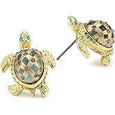 Betsey Johnson Turtle Stud Earrings