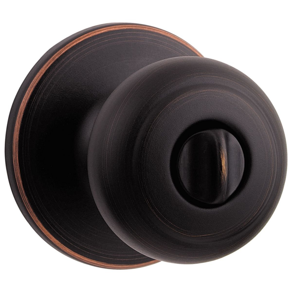 Kwikset 93001-868 Cove Privacy Knob, Venetian Bronze