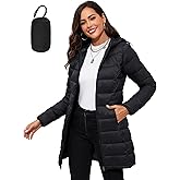 ANOTHER CHOICE Women Packable Puffer Jacket Lightweight Hooded Puffy Jacket