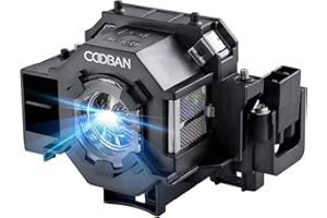 COOBAN ELPLP41 /V13H010L41 Replacement Projector Lamp Bulb with Housing for Epson PowerLite W6 S6 S5 78 77C, Powerlite Home Cinema W6 S6 S5 78 77C 700, H283A EX70 EX50 EX30 EX21 EMP-X5 EMP-77 EMP-S5