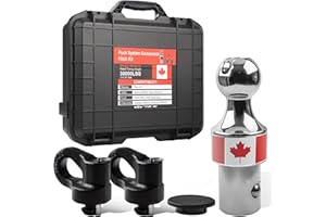 THOCAC 60639 Puck System Gooseneck Hitch Kit with Storage Suitcase, Fit for F250 F350 F450, Silverado 2500/3500HD, Sierra 250
