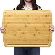 Amazon.com: GAOMON Extra Large Organic Bamboo Cutting Board