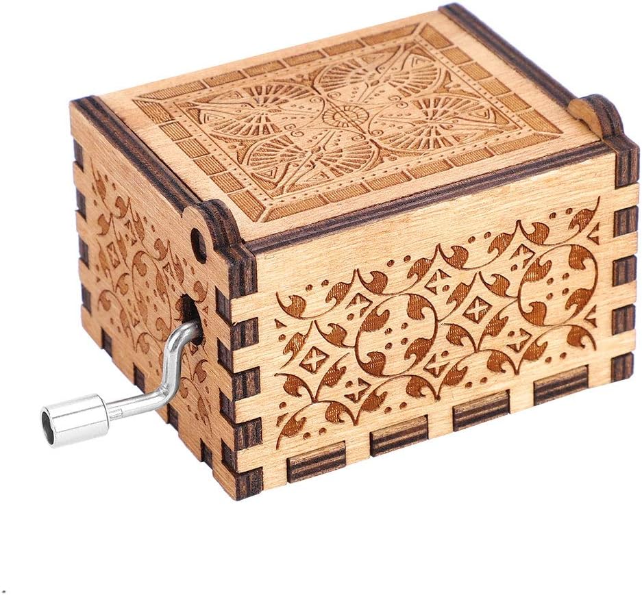Oumij1 Caja de música, Preciosa y clásica Caja de música ...
