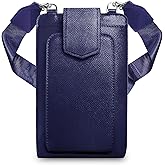 Save the Girls Crossbody Purse (Navy) - Touch Screen Handbag for Women - Zippered Pouch & Phone Sling Crossbody (Boca)