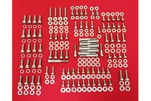 ALLOYBOLTZ - Compatible with Ford FE 352 390 406 427 428 Stainless Steel Engine HEX Bolt KIT