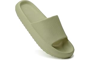 Happy Lily Shower Shoes Men & Women Non Slip, Supper Soft Open Toe House Slippers Shower Sandals, Bedroom Slippers for Women and Men