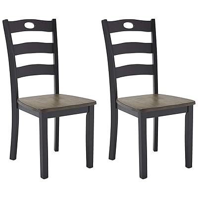 Signature Design Ashley Froshburg Dining Chair, Grayish Brown