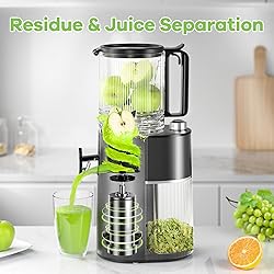 Cold Press Juicer, 5.82" Wide Feed Chute Juicers